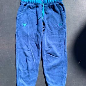 Blue Under Armour sweatpants